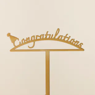 Congratulations Topper | Gold