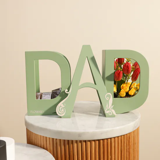 Tom Ford Ombre Leather EDP | Dad Chocolate and Flowers Stand