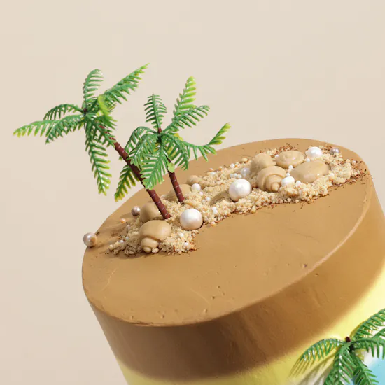 NJD Tropical Palm Tree Cake