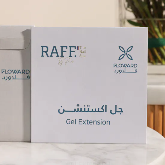 قسيمة اهداء جل اكستنشن من راف من باريس | فازة زهور الرقة الساحرة