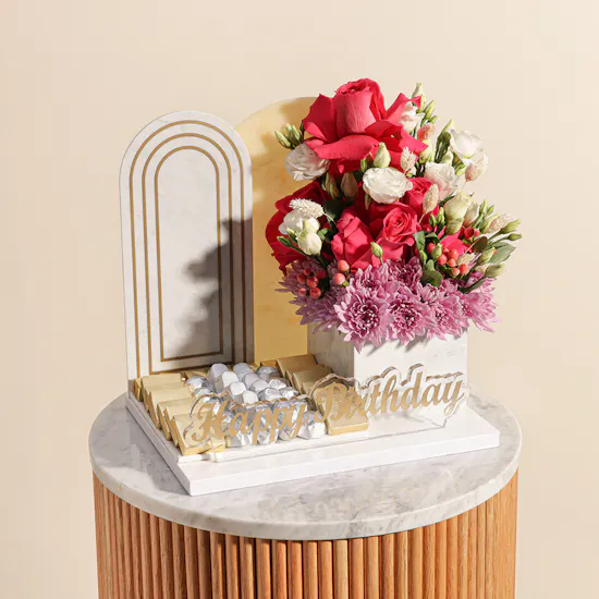 Floward Birthday Chocolate Tray