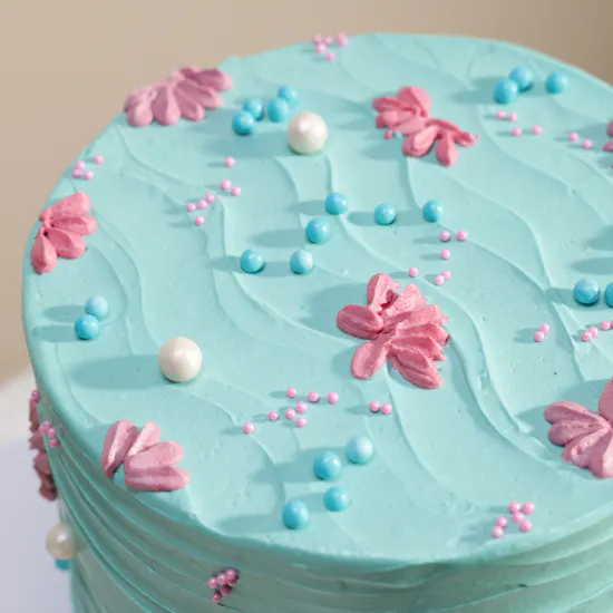 Floward Ocean Bloom Cake