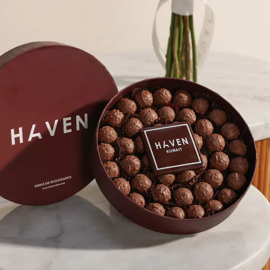Haven Chocolate Rêve Truffles Round Box | Stunning Flowers