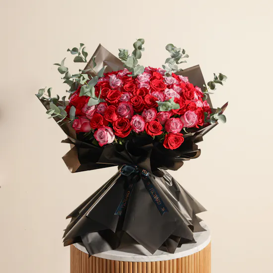 Floral Essence Rose Bouquet | 100 Flowers