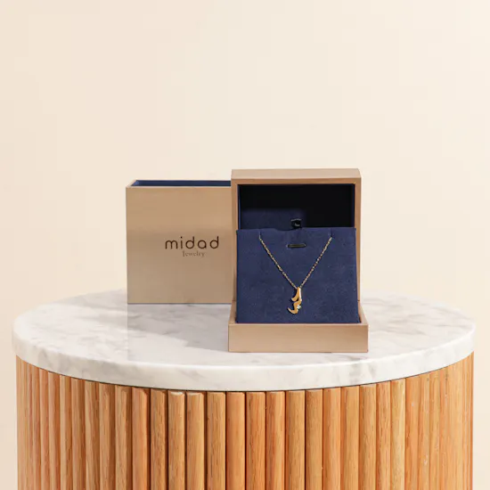 Midad Hob Necklace Gold and Diamond