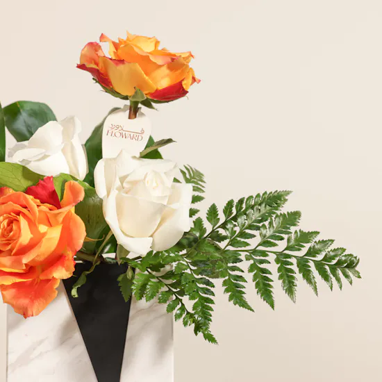 Vibrant Delight Rose Vase