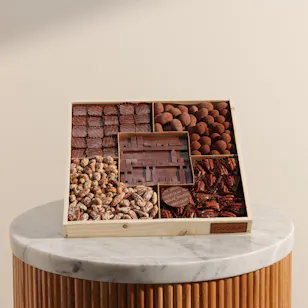 Soucolat Get Well Soon Large Chocolate Wooden Tray