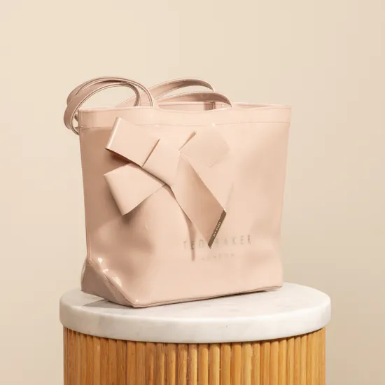 Ted Baker Women's Nicon Vinyl Pink Bow Bag