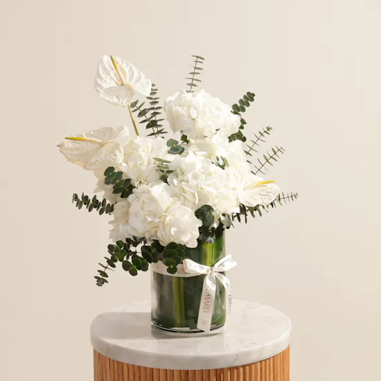 White Joy Flower Vase