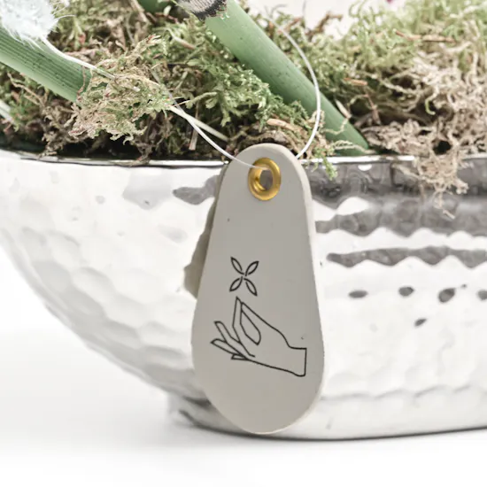 Elegant Flowers | Silver Tray