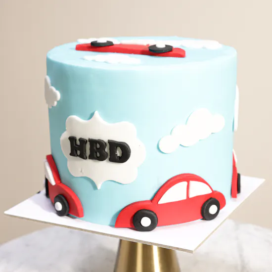 Floward Red Car Premium Birthday Cake