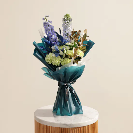 Blue Serenity Flower Bouquet