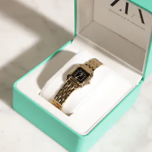 Zia Gold-Tone Square Women's Watch