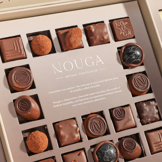 Nouga Happy Birthday Bonbons Chocolates Classic Trio Box