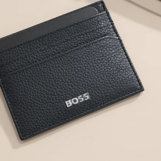 Hugo Boss Dark Grey Pen and Card Holder Men's Gift Set