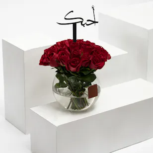 Love You Red Roses | Vase