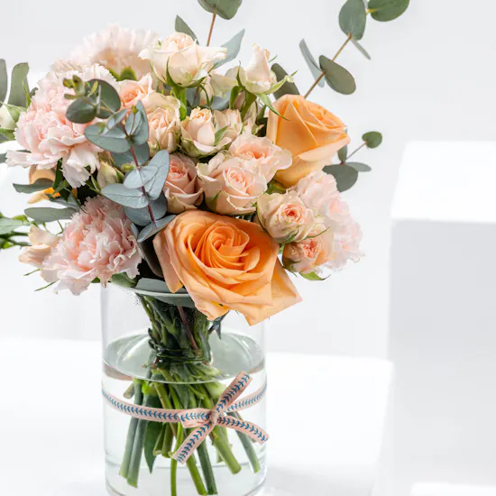 Floral Allure | Cylinder Vase