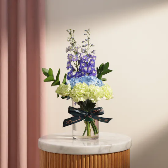 Shinny Bloom Flower Vase
