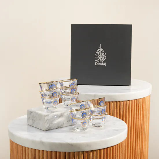 Dimlaj Charm Glass Cawa Cup Set
