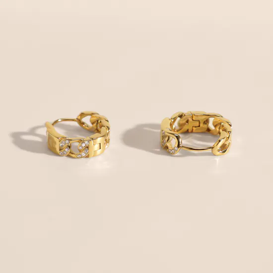Aigner Cosima Gold Tone Women’s Earrings