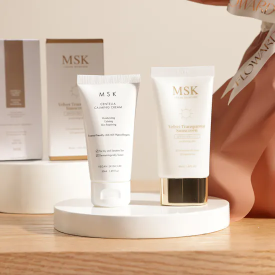 Sculpt Pilates Gift Voucher | MSK Skincare Gift Set and Flower
