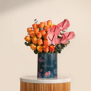 New Year's Sunrise Flower Box
