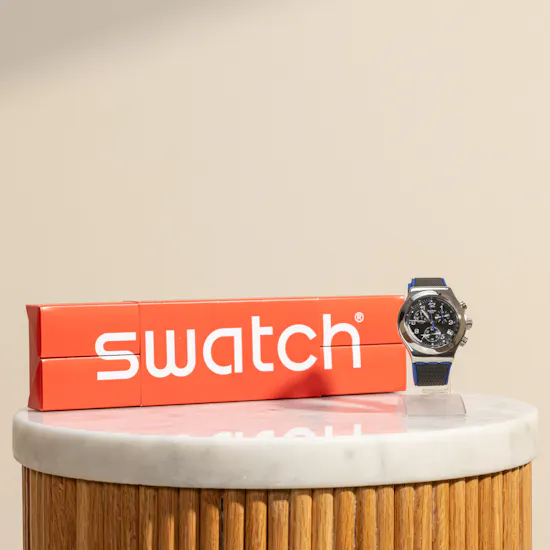 Swatch Secret Mission Men's Chronograph Watch