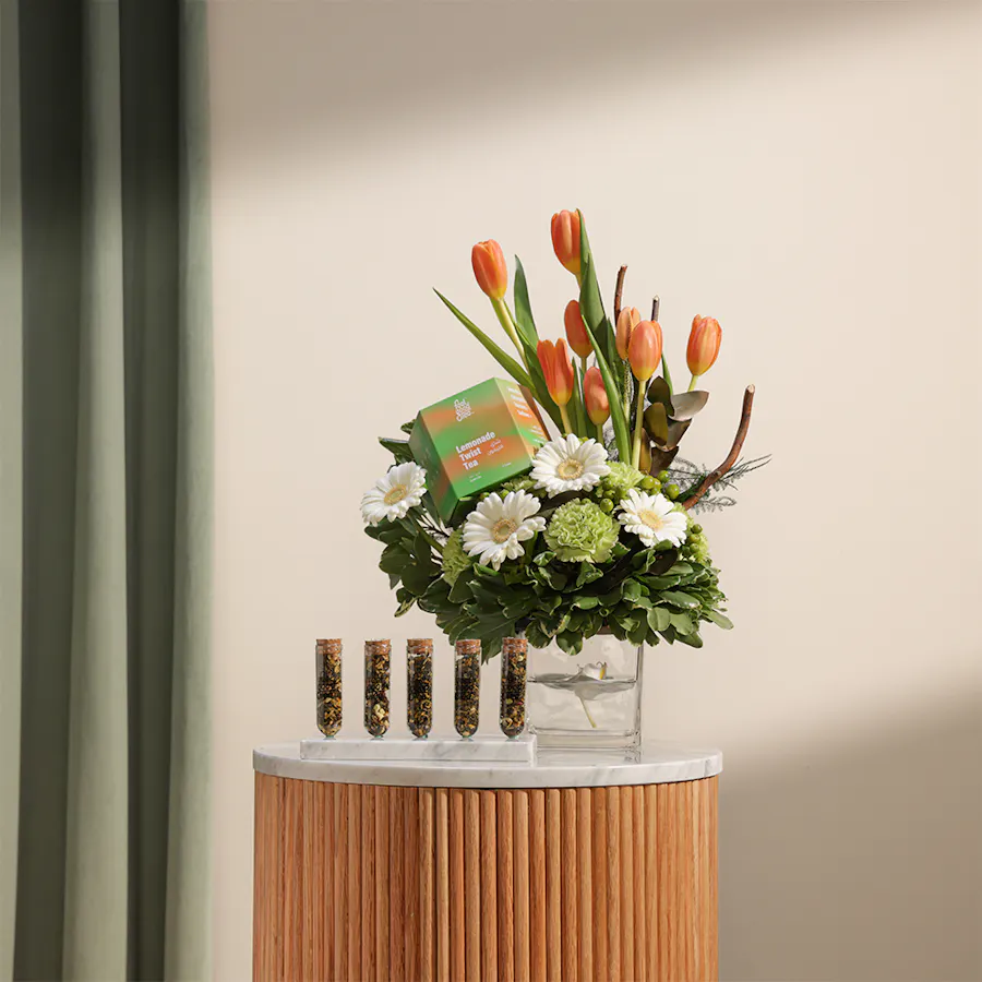Feel Good Tea Lemonade Twist Tea | Flower Vase 1