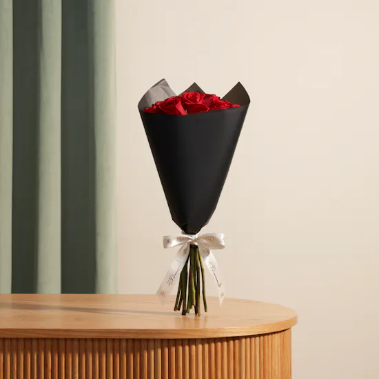 Stunning Red Roses Bouquet Test