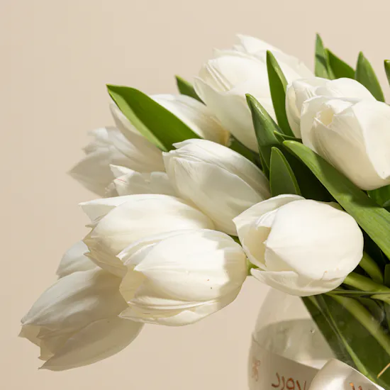 Dream White Tulip Vase