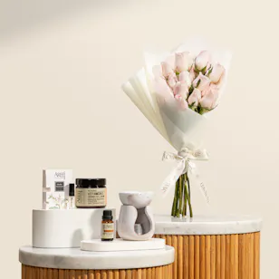 Areej Happiness Gift Set | Joyful Garden Flowers Bouquet