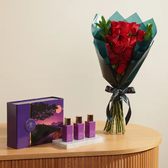 Al Kandar Afaq Collection Hair Perfumes | Red Charm Flowers