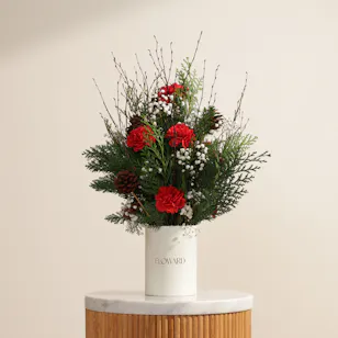 Charm Glow Red Carnation Box