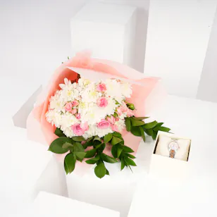Avalieri Stainless Steel Watch for Women | Blooms Bouquet