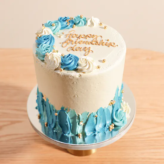 Floward Friendship Day Cake | Angelic Flowers Bouquet