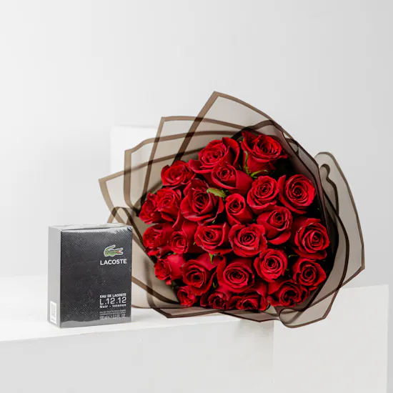 Lacoste L.12.12 Noir Intense for Men | 25 Love Roses