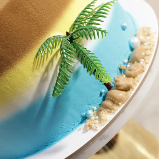 NJD Tropical Palm Tree Cake