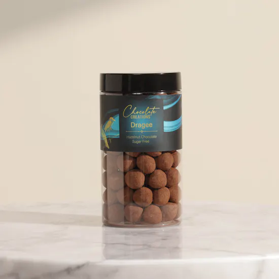 Chocolate Creations Hazelnut Chocolate Sugar Free Dragee | 250g
