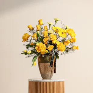 Golden Grace Vase