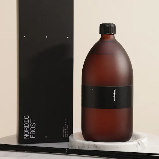 Mubhkar Nordic Frost Reed Diffuser | 1 liter