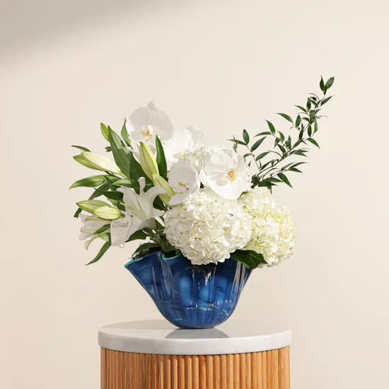 White Grace Flower Vase