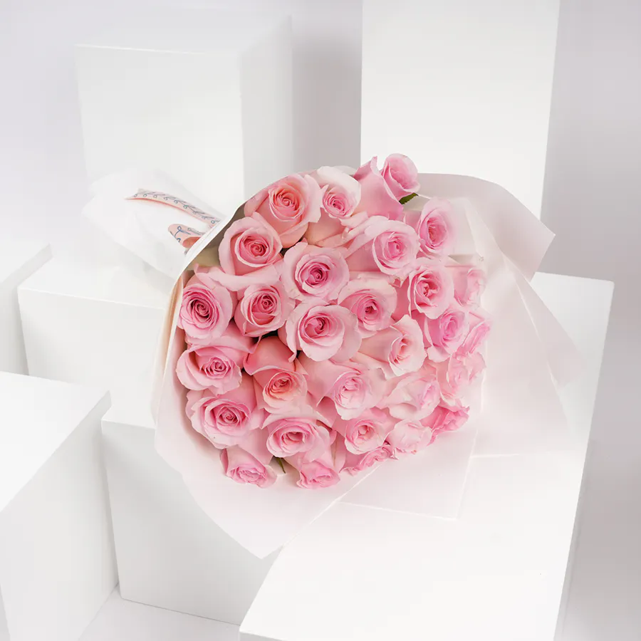 Beautiful Pink Rose Bouquet  1