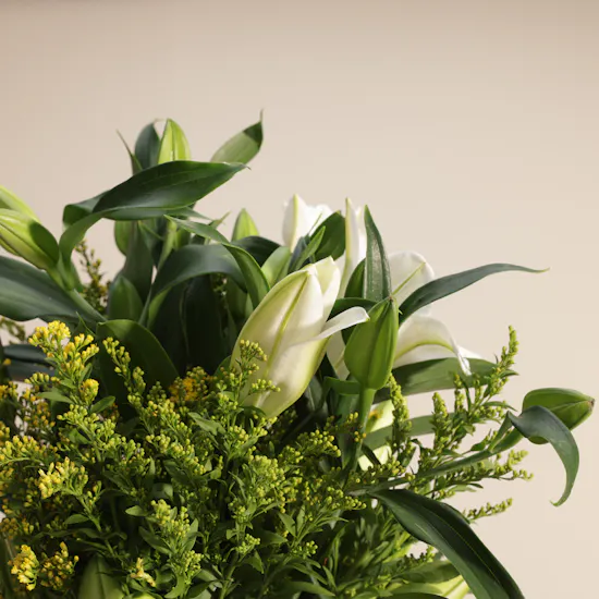 Timeless Attractive White Lily Vase