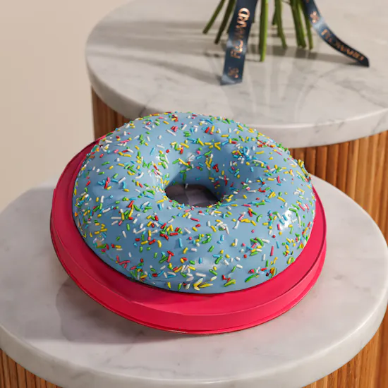 DOH! You Are Loved Small Blue Donut | Happiness Flowers