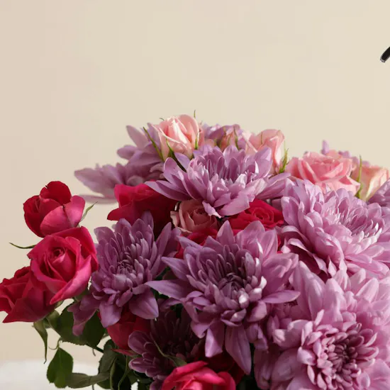 Pink Birthday Melodies Vase