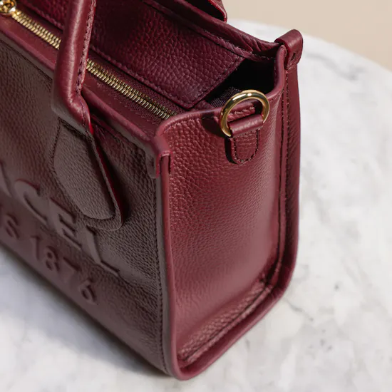 Lancel Jour De Lancel Small Tote Cassis Color Bag