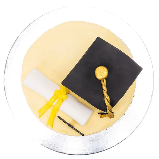 Floward Vanilla Sparkling Graduation Cake