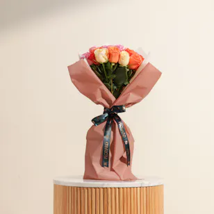Colorful Roses Bouquet 
