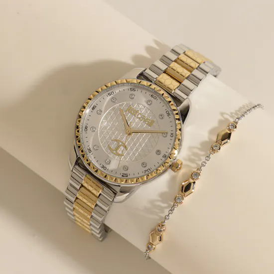 Just Cavalli Regali Two Tones Women's Watch Set
