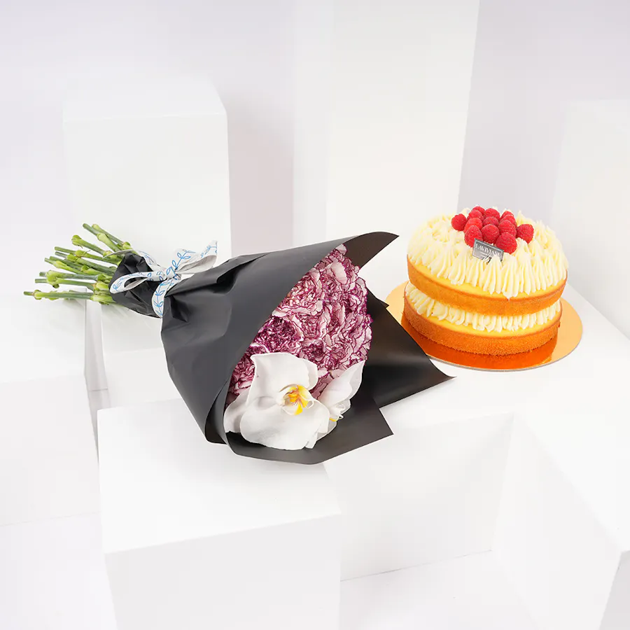 Laviviane Medium Size Lemon Cake | Joyful Bouquet 5